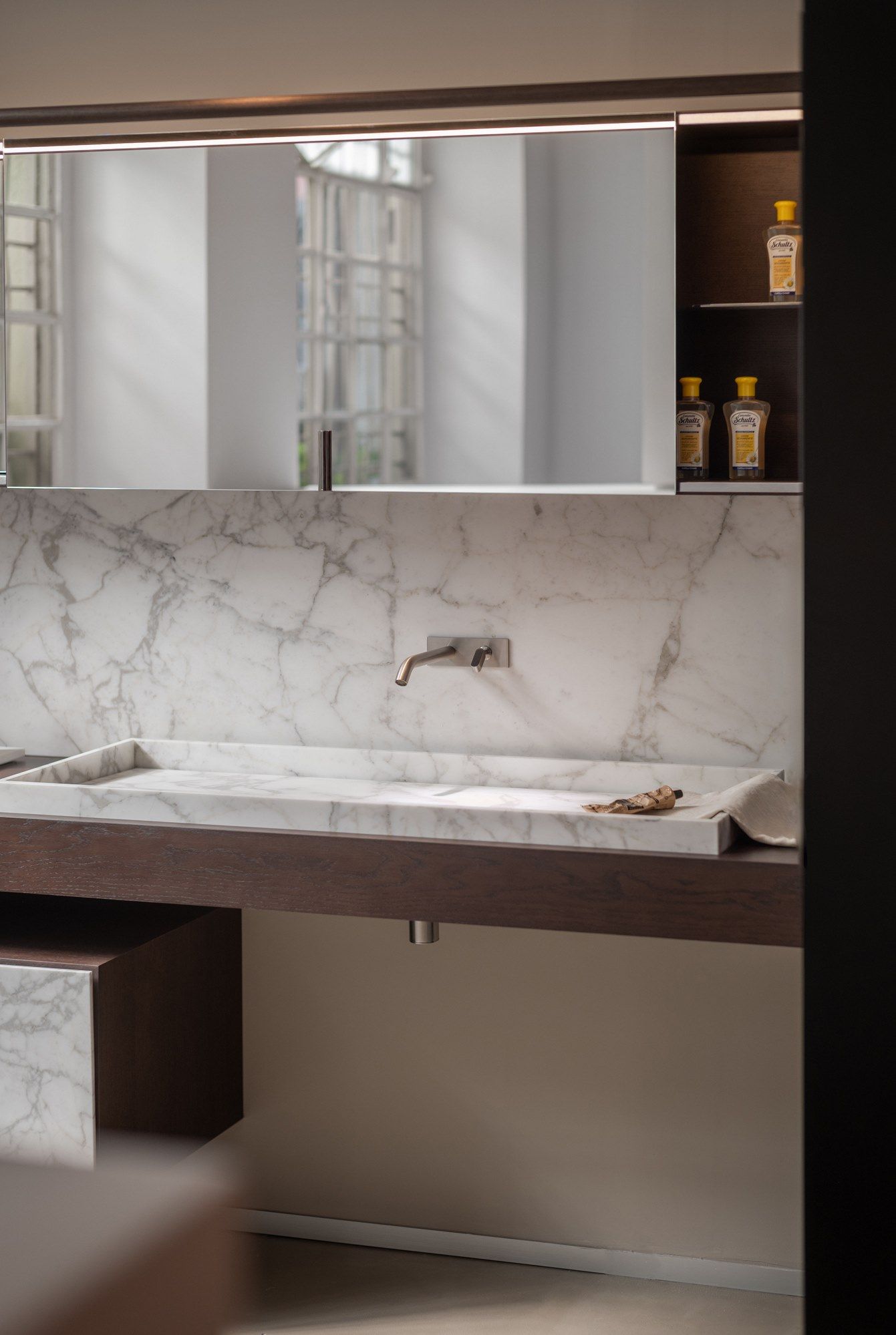 Мраморная прямоугольная раковина с полукругом Agape 004 ARCH-00018945 - Вид №2