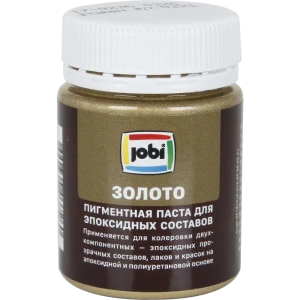 Пигментная паста Jobi для эпоксидных составов 40 мл цвет золотой