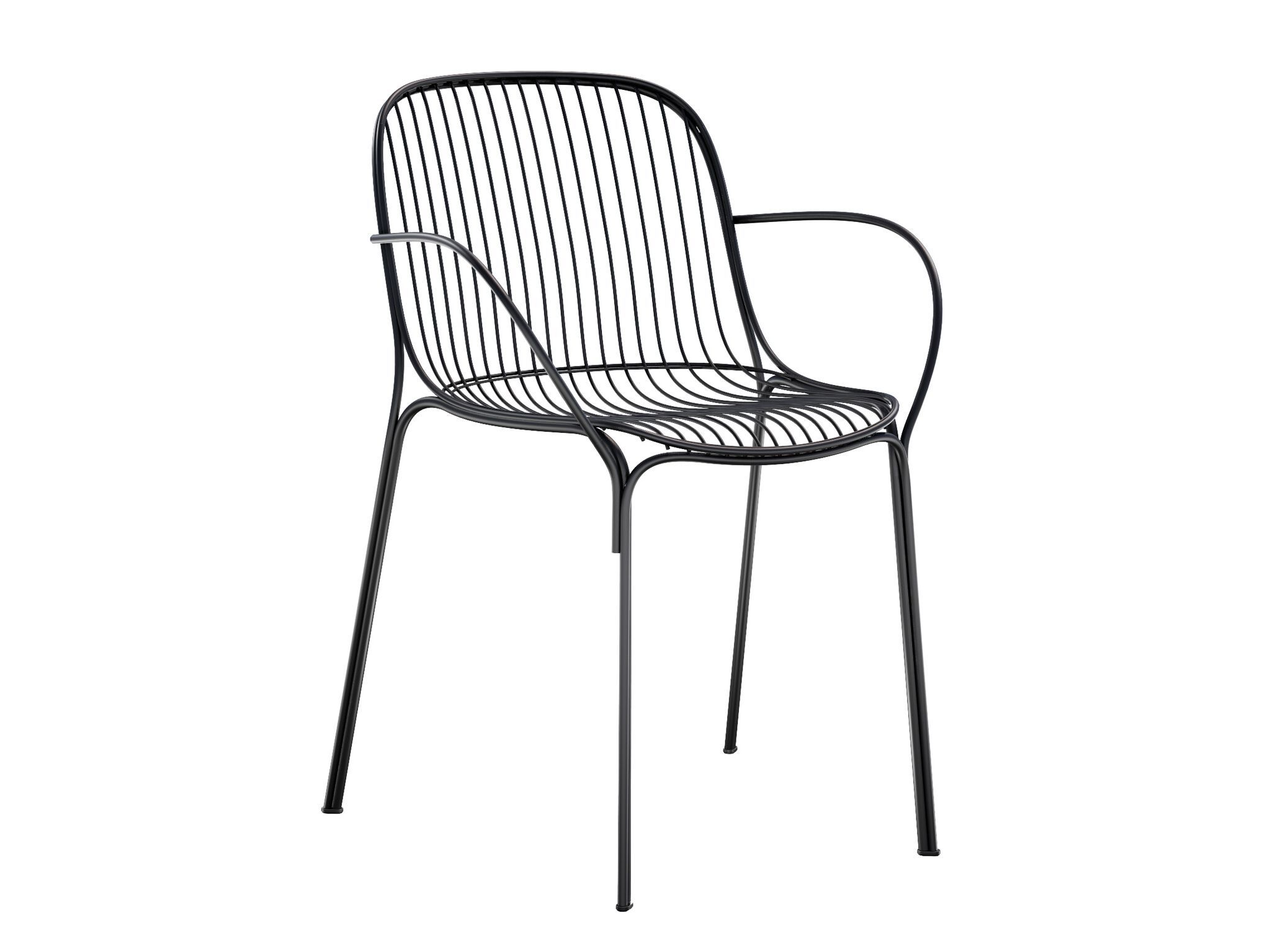 Стул для сада из оцинкованной стали с подлокотниками Kartell Hiray ARCH-00064814