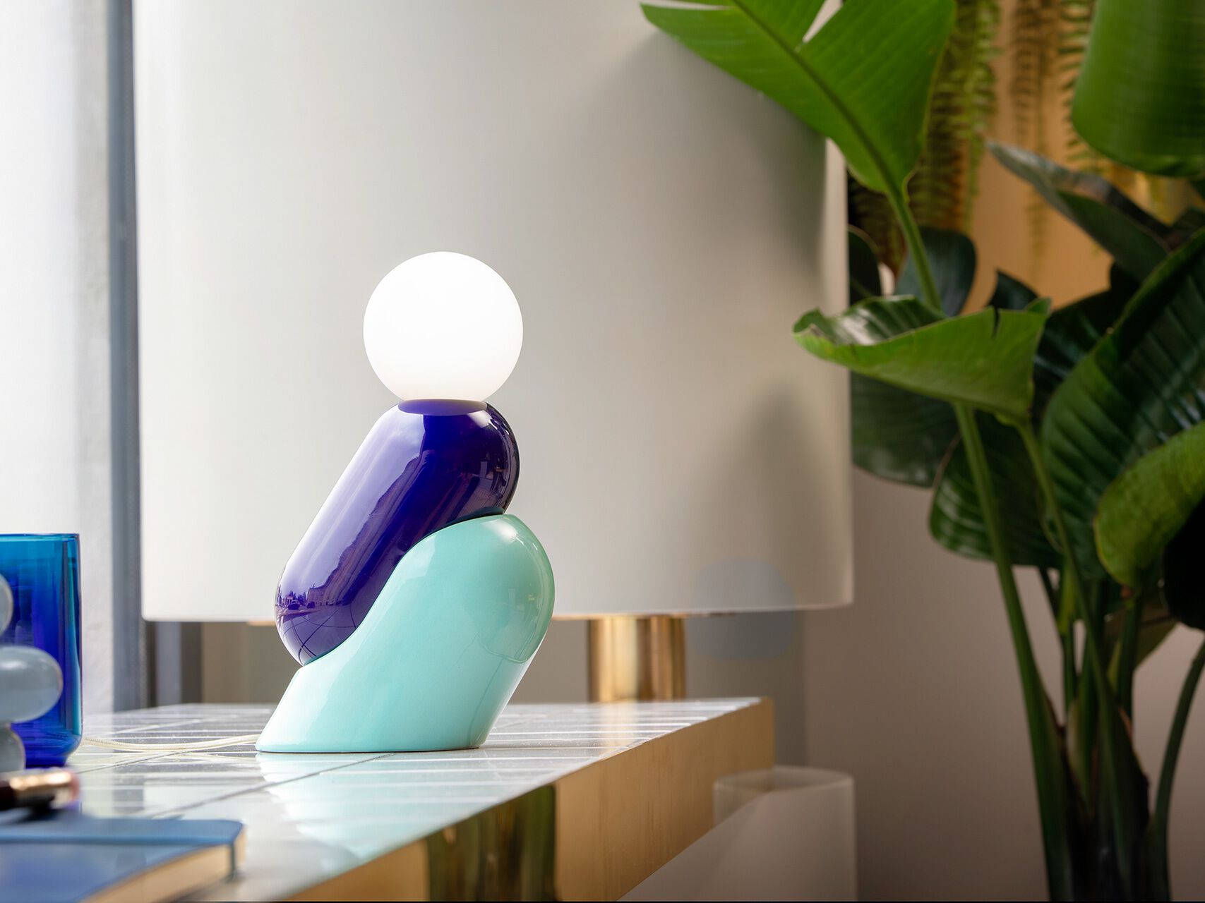 Керамическая настольная лампа FERROLUCE TATA C2820 ARCH-00124482 - Вид №1