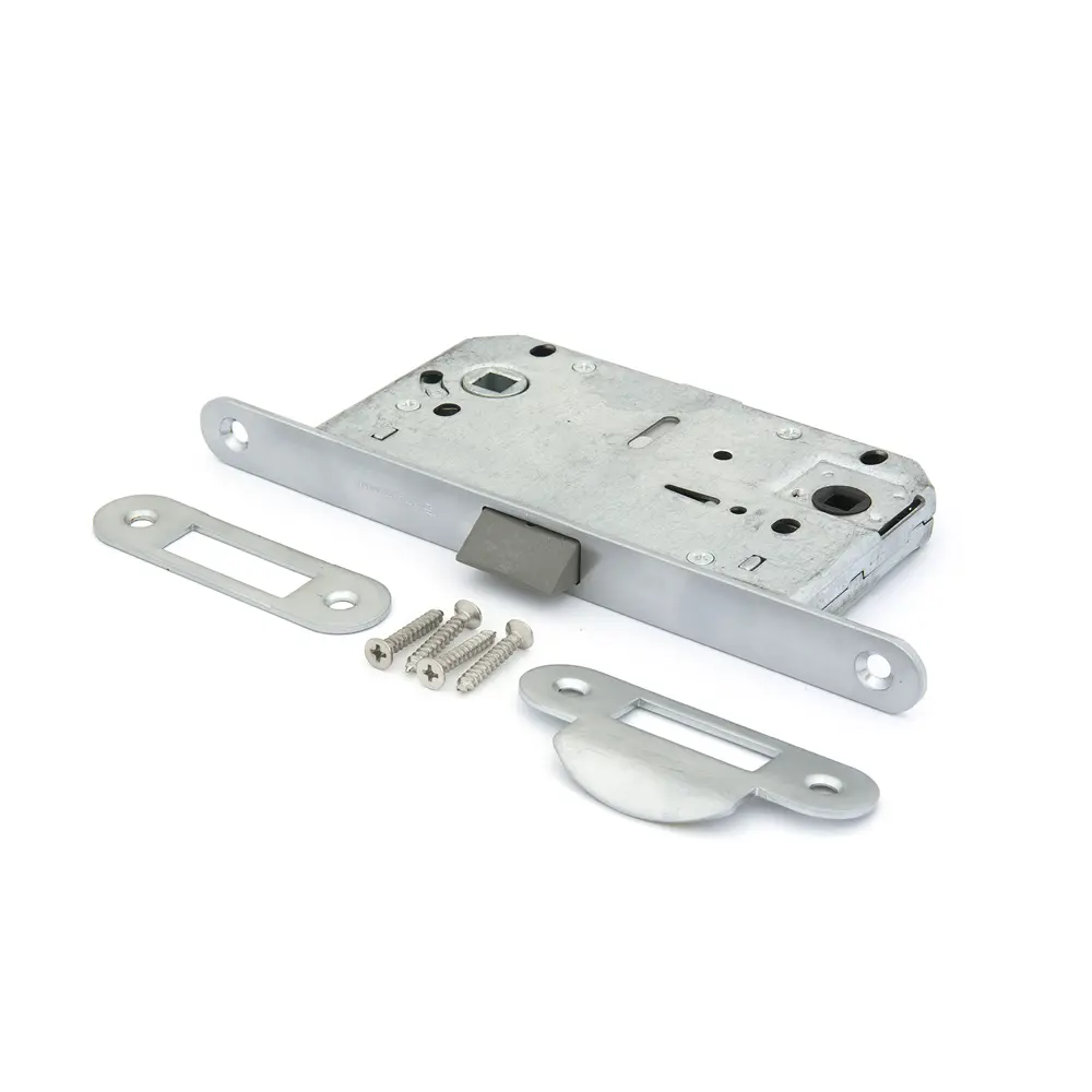 Защелка под фиксатор магнитная с пластиковым язычком 600 PC, 96 мм, сталь, цвет хром PALLADIUM STLM-2125407 - Вид №1