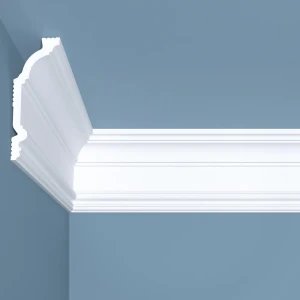 91078159 Плинтус Bello deco XPS К 3 на потолок, полистирол (XPS), цвет белый, 100x40x2000 мм STLM-1323066