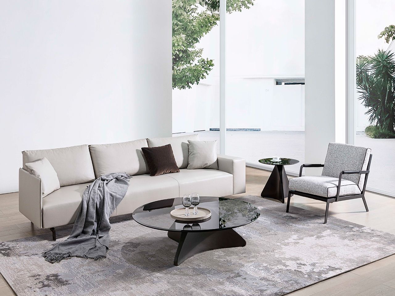 3-местный тканевый диван CAMERICH East-West ARCH-00046206 - Вид №1