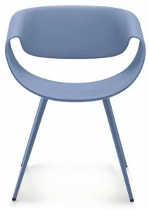 ZÜCO Пластиковый стул и ножки из лакированного алюминия Little perillo Pt 042