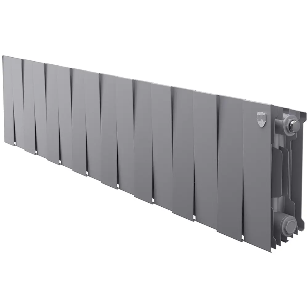 Радиатор секционный Royal Thermo Pianoforte 200/100 16 секций боковое подключение биметалл серый 86733729 STLM-2075876  - Вид №1