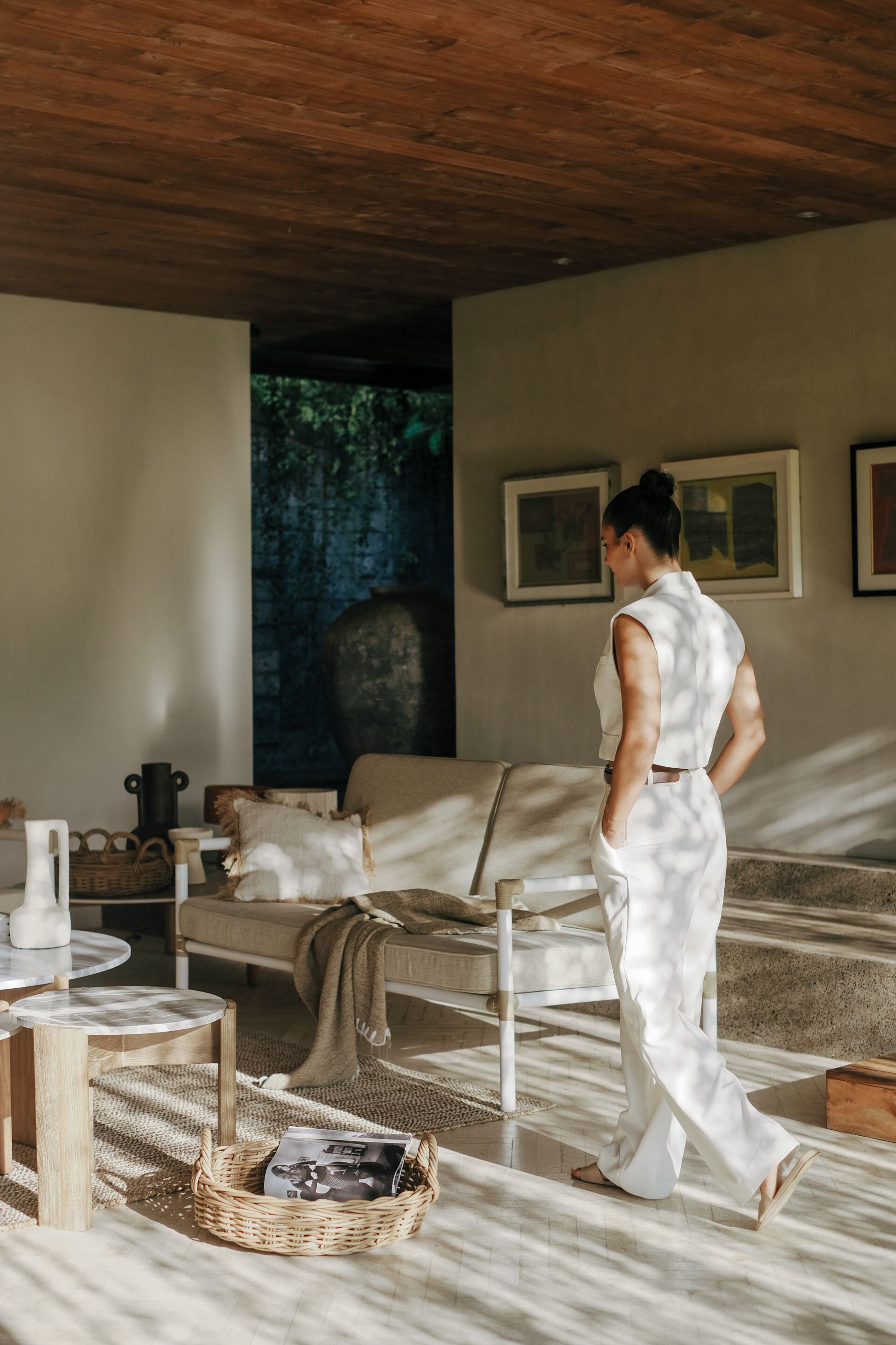 2-местный тканевый садовый диван cbdesign Nusa ARCH-00149970 - Вид №1