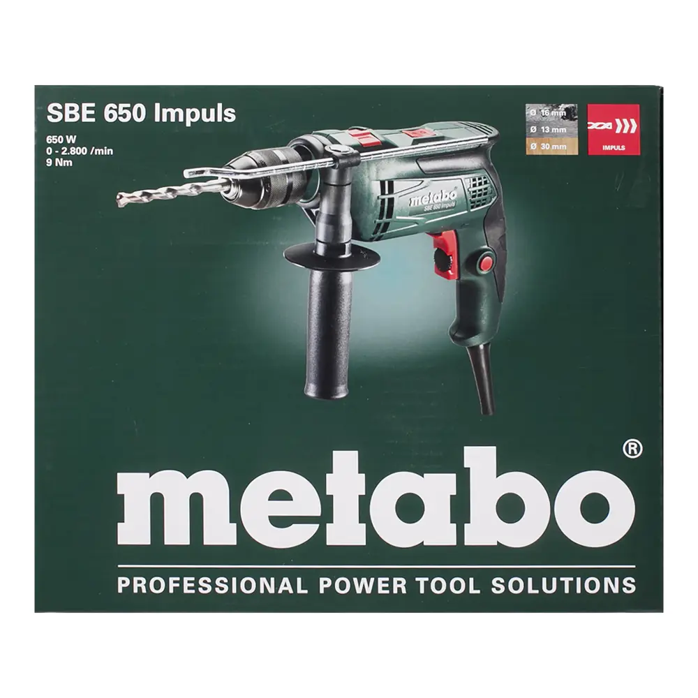Дрель ударная Metabo SBE 650 Imp, 650 Вт STLM-2092454 - Вид №4