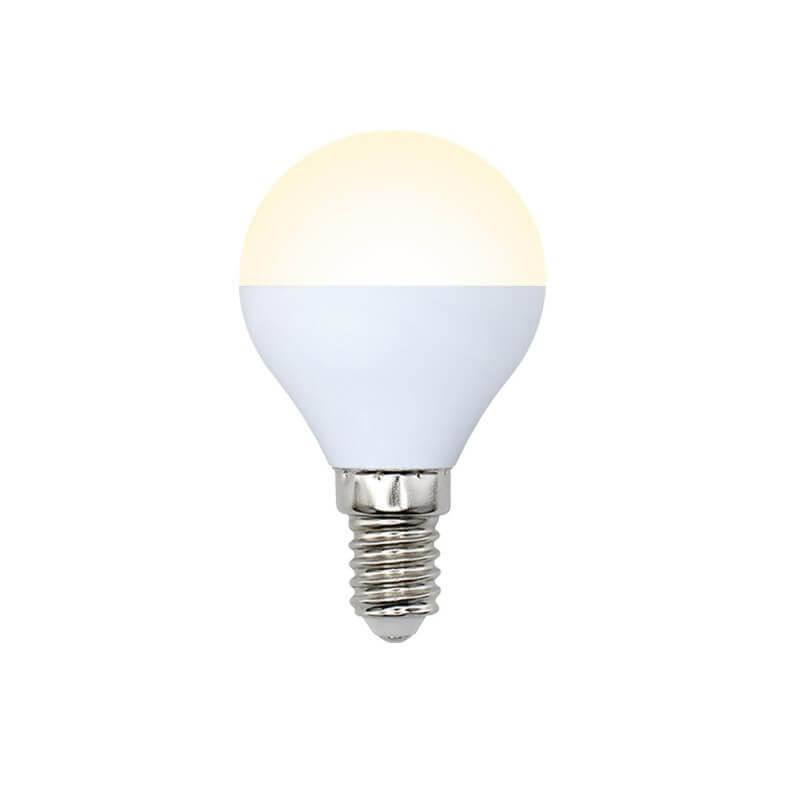 LED-G45-7W/WW/E14/FR/NR Лампа светодиодная E14 7W 3000K матовая UL-00003820 Volpe LED-G45