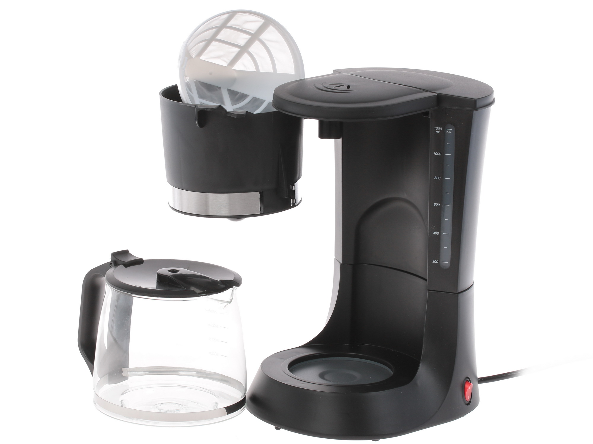 1085146 Кофеварка капельная Aresa AR-1604 черный STDN-0076799 - Вид №5