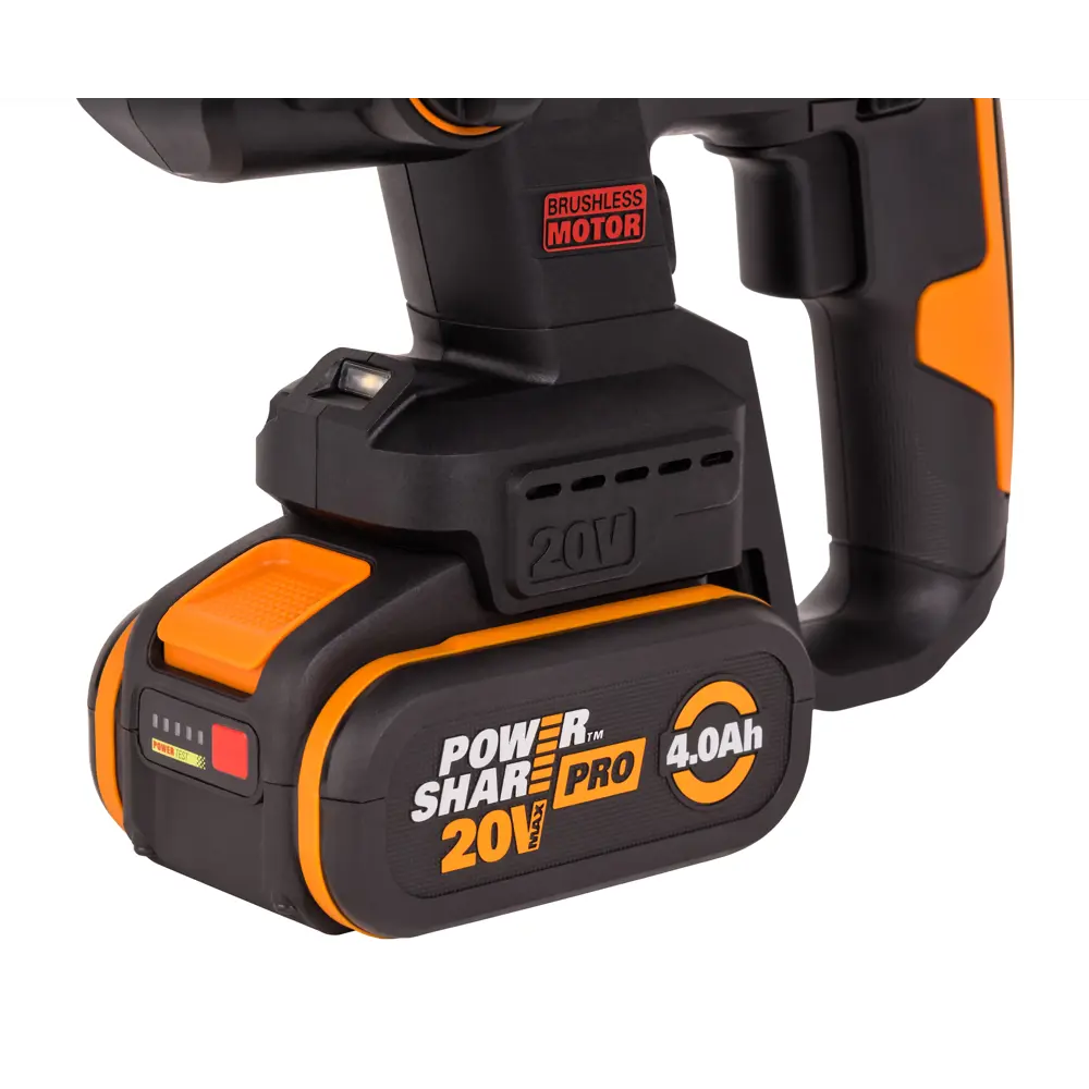 WORX WX381.1 - аккумуляторный перфоратор с бесщеточным двигателем 85471277 STLM-0062911 - Вид №7