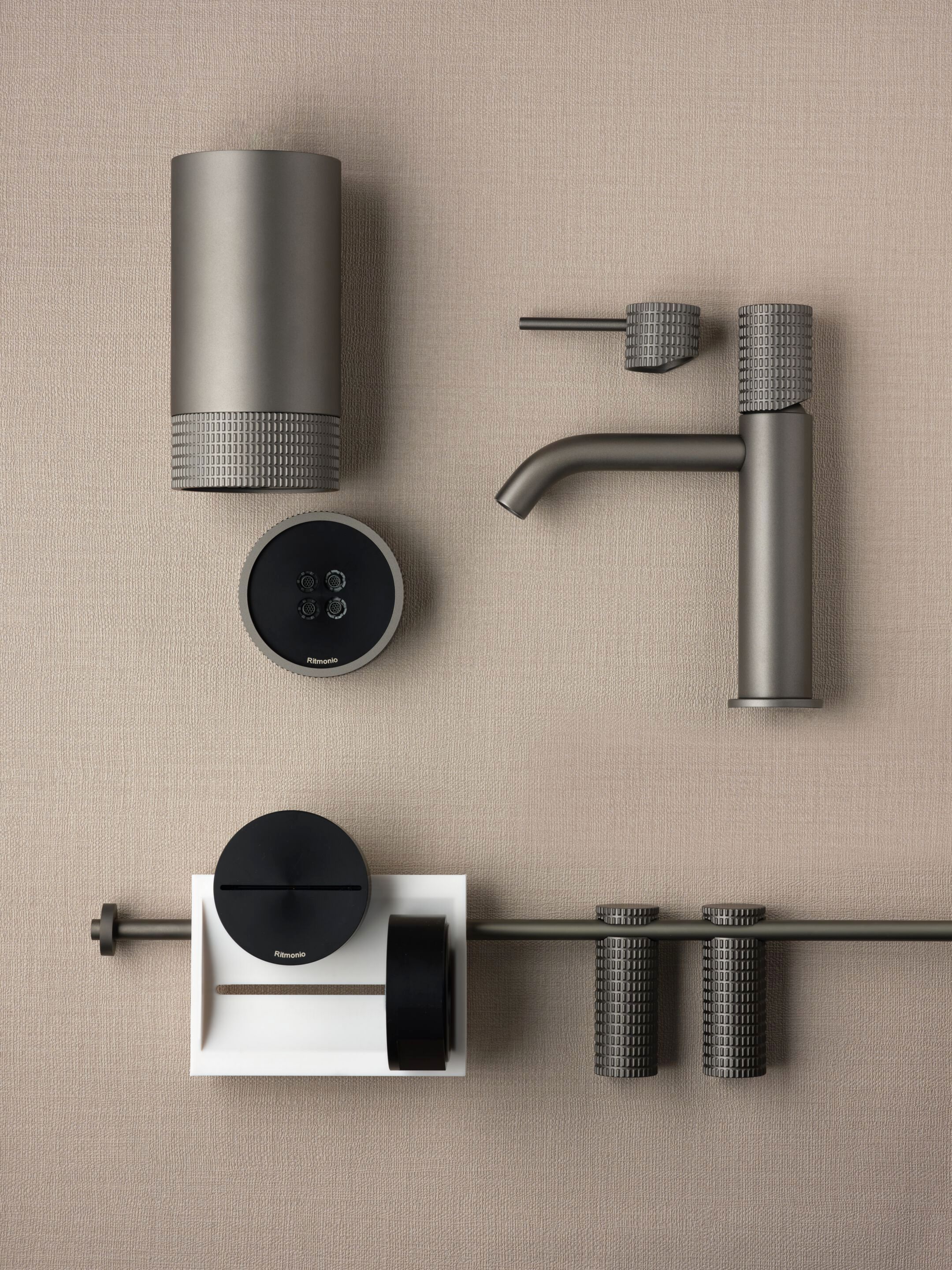 Латунная потолочная душевая головка Ritmonio Diametro35 Wellness отпечатки пальцев ARCH-00037992 - Вид №5