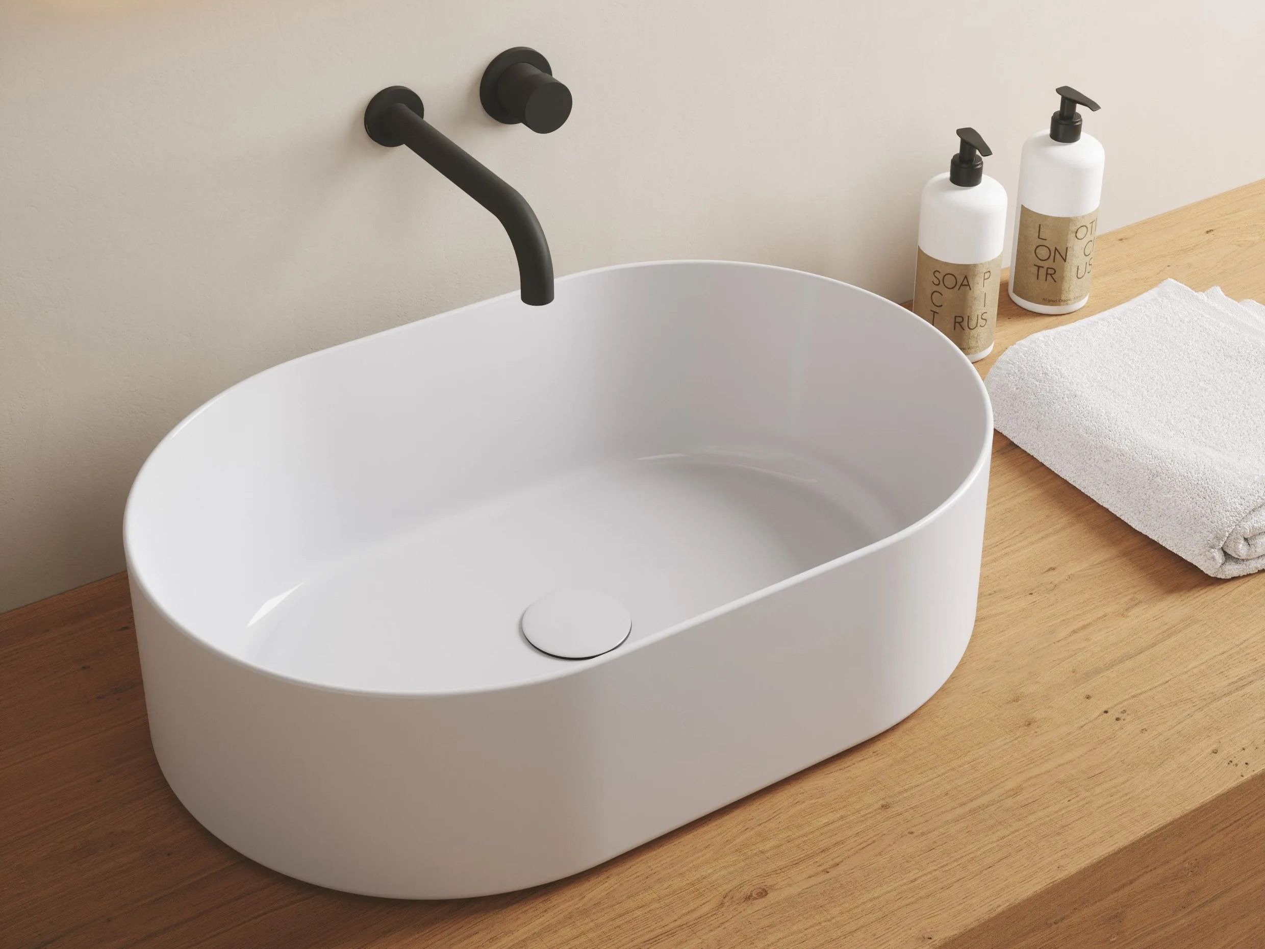 Керамическая овальная столешница Olympia Ceramica Open ARCH-00024602 - Вид №2