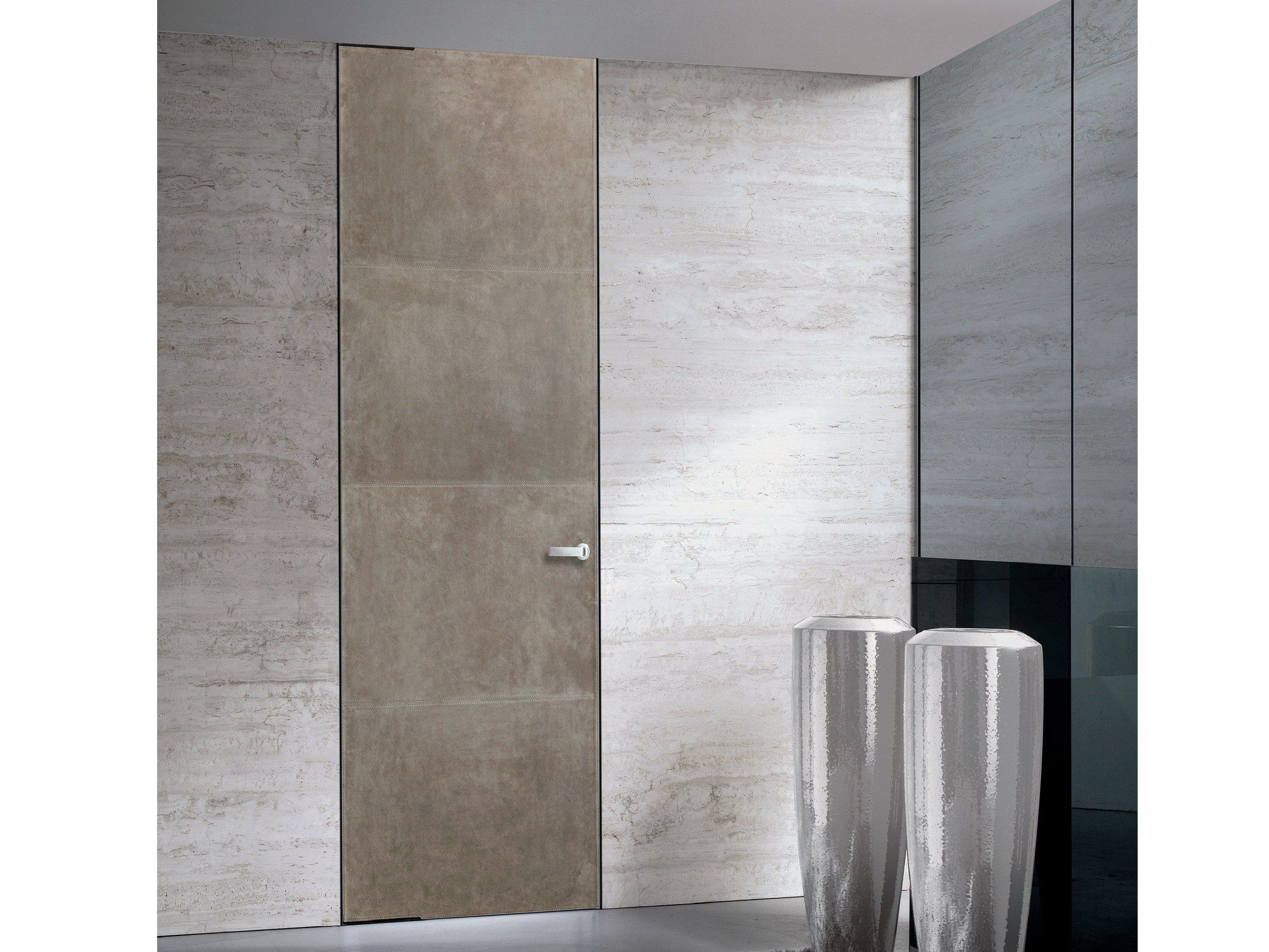 Кожаная распашная дверь Longhi Aluminiun Chic-Doors ARCH-00078870 - Вид №1