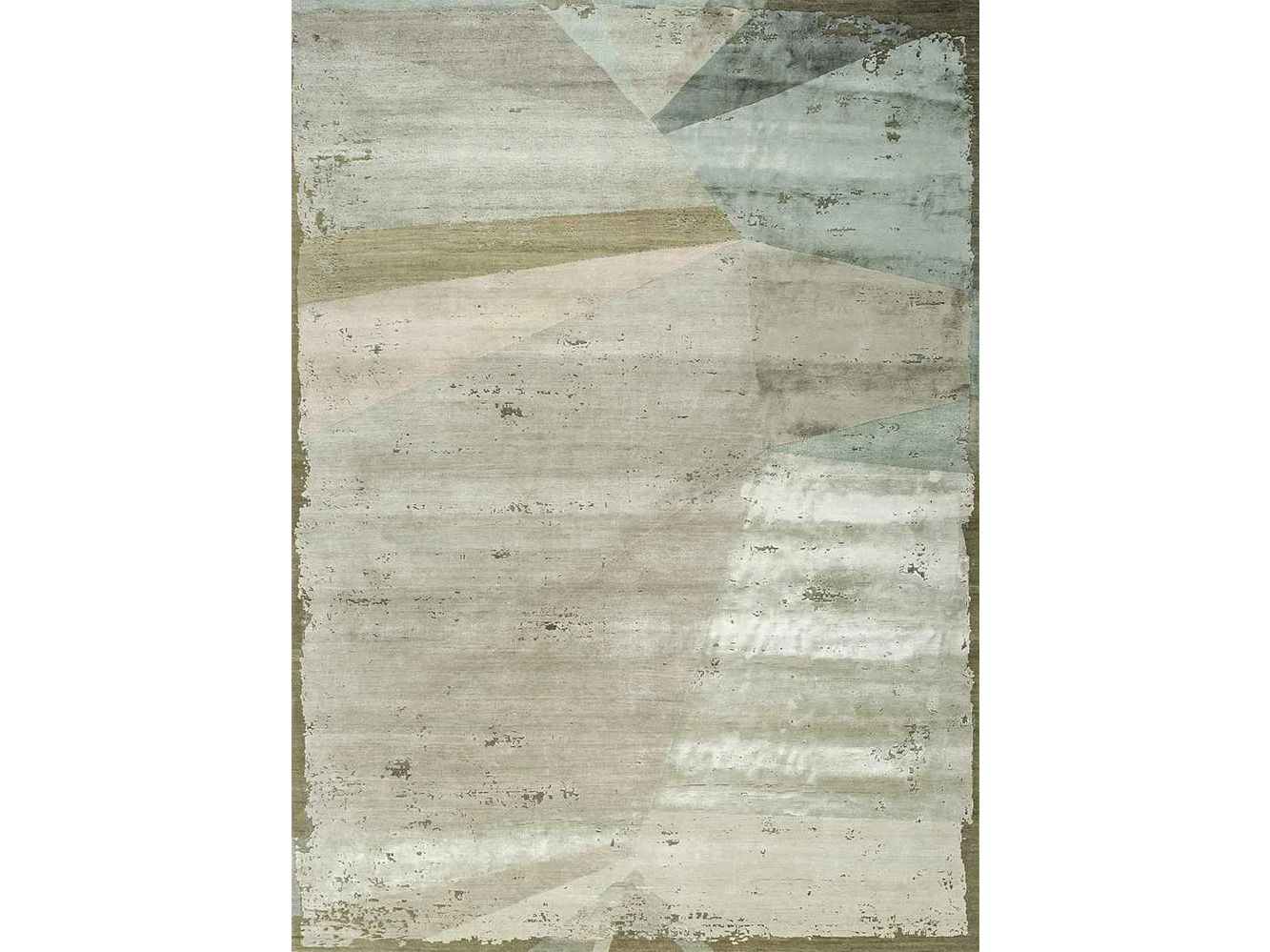 Бамбуковый Шелковый прямоугольный ковер ручной работы Jaipur Rugs Unfold ARCH-00035278