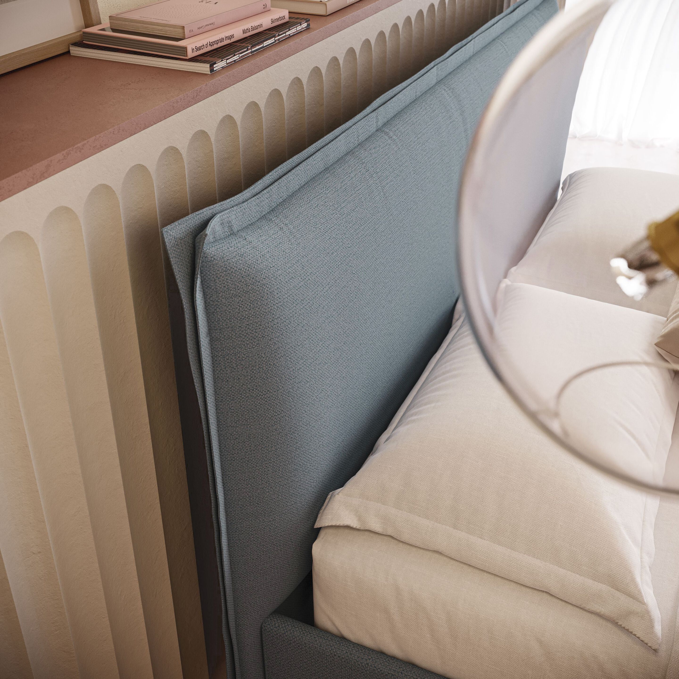 Съемная кровать для хранения ткани с мягким изголовьем Divani.Store HANS ARCH-00058079 - Вид №2