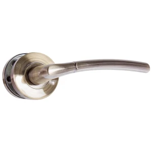 Ручки дверные на розетке ASS-6345 цвет античная бронза