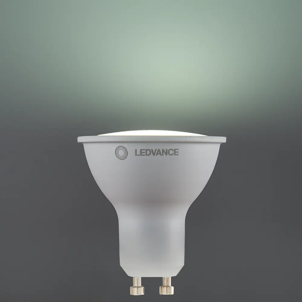 Набор умных ламп светодиодных Wi-Fi Ledvance Smart Plus GU10 220-240 В 5 Вт спот прозрачная 350 лм, изменение цвета RGB, 3 шт STLM-2123841 - Вид №3