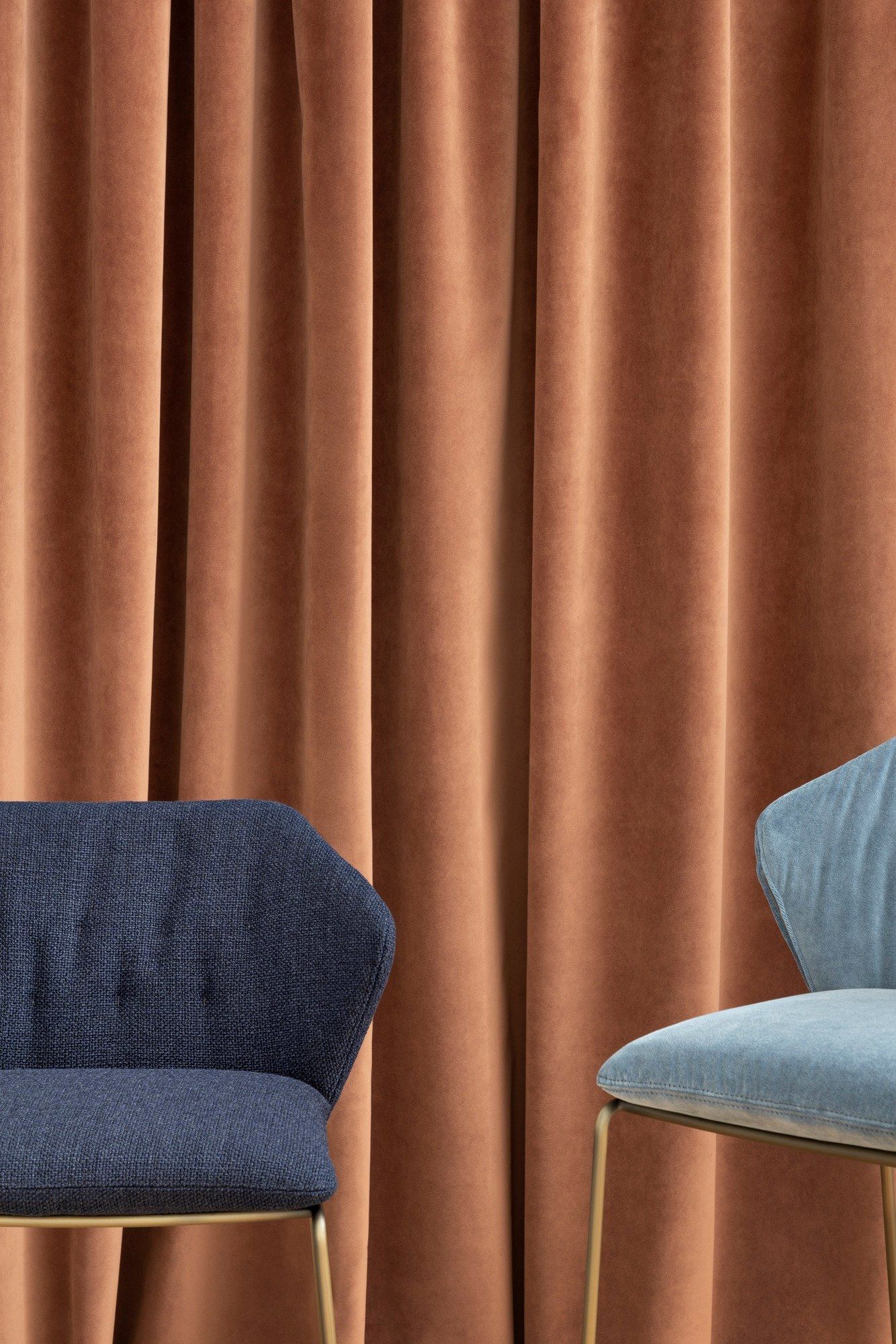 Тканевый табурет с подставкой для ног Saba Italia Нью-Йорк ARCH-00143589 - Вид №1