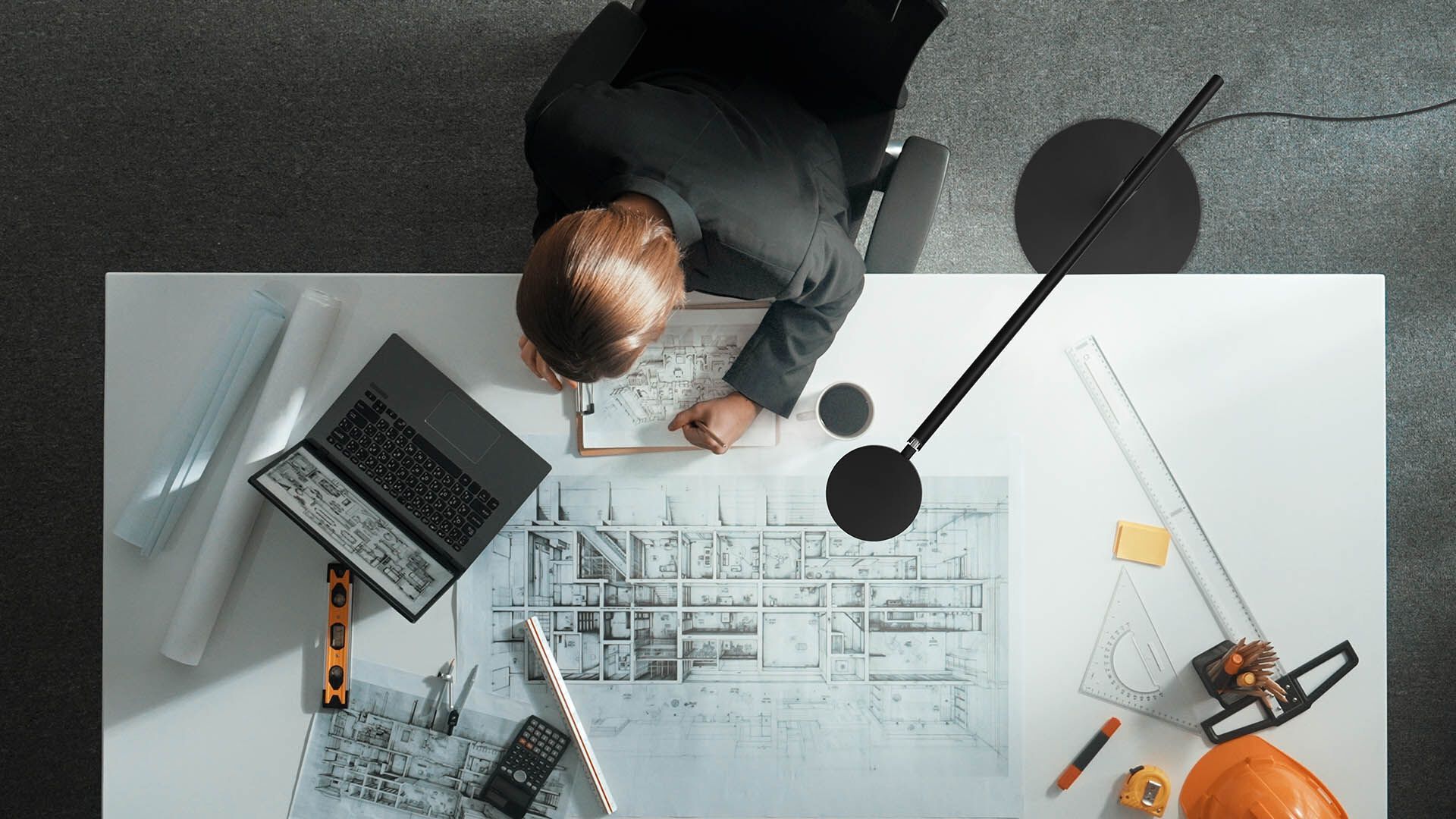 Алюминиевый регулируемый светодиодный торшер LUCTRA® FLOOR LITE ARCH-00062373 - Вид №6