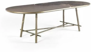 ETRO Home Interiors Овальный стол для гостиной из мрамора эрамоза  E.dal.124.a