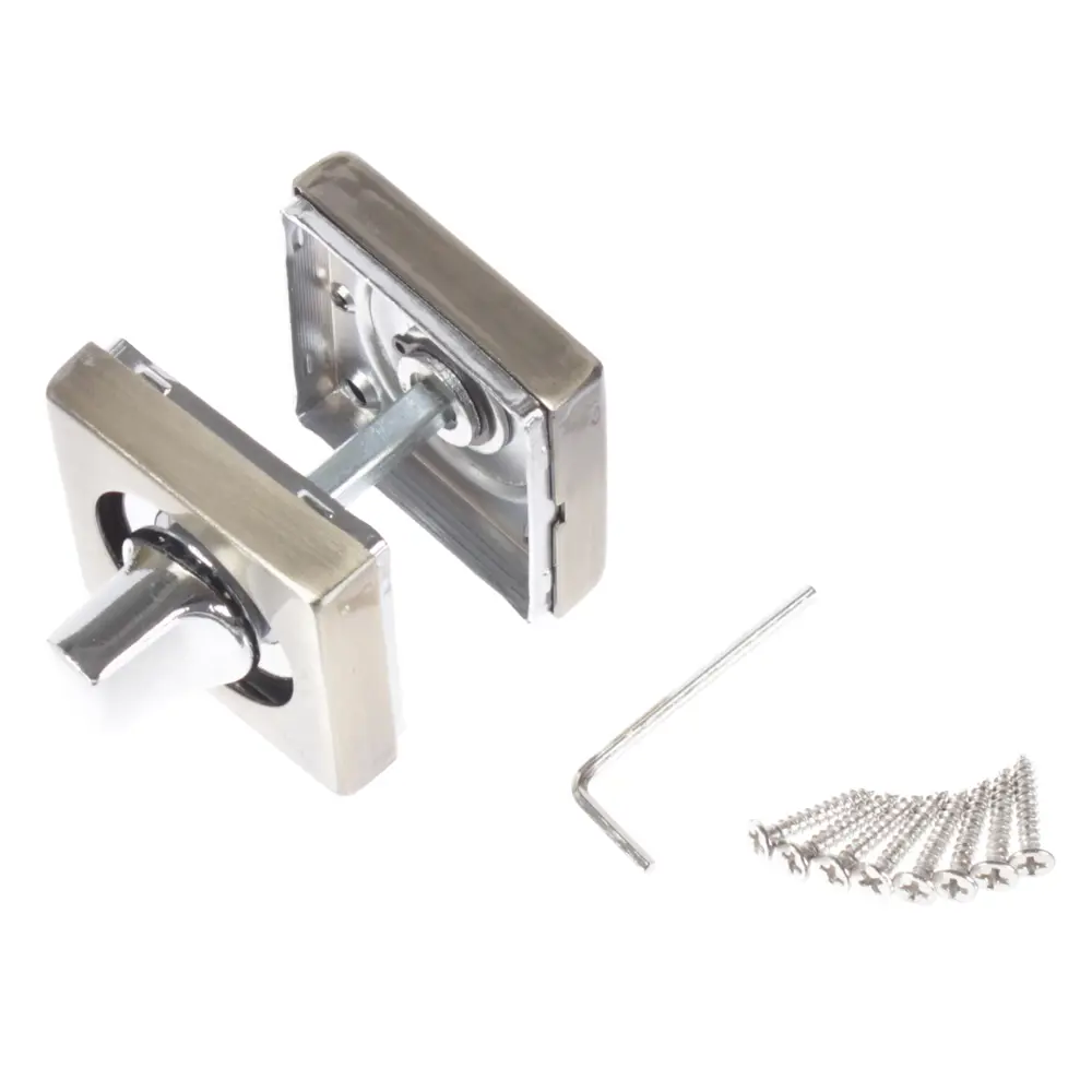 Фиксатор-вертушка для дверей Inspire квадратный, цвет бронзовый STLM-2182053 - Вид №1