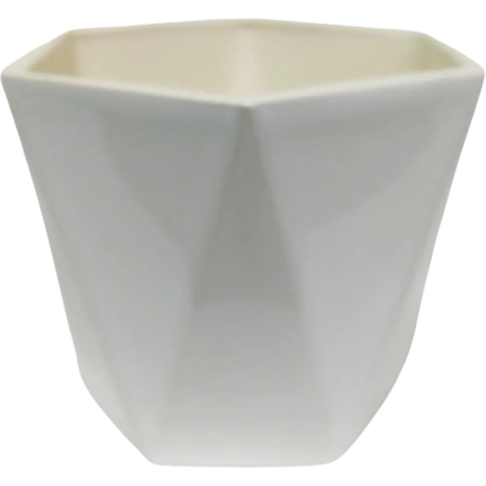 Кактусник 9x10x9 см v0.49 л керамика белый 83104753 STLM-2098383 Santreyd - Вид №1