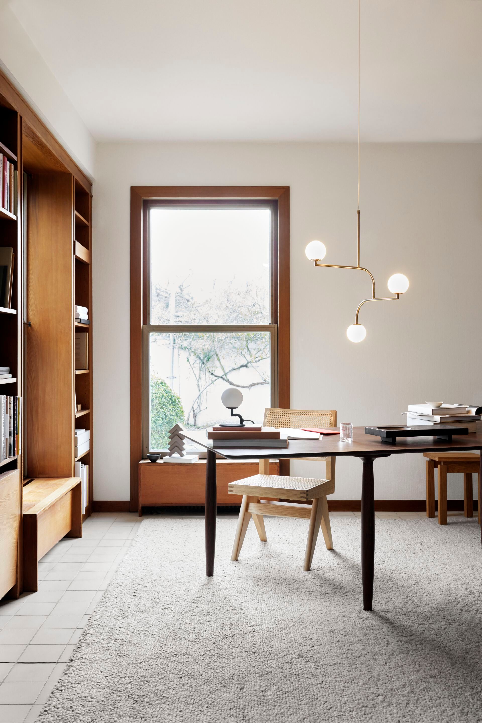 Подвесной светильник из металла и опалового стекла Pholc Mobil ARCH-00133566 - Вид №5