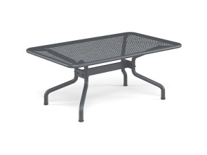 Стальной прямоугольный садовый стол