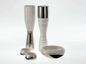 Fos Ceramiche Фарфоровая ваза Antithesis oro e platino Pf-2001