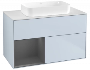 Villeroy&Boch Тумба под раковину Прямоугольная версия F651GKHA Finion Cloud Matt Lacquer