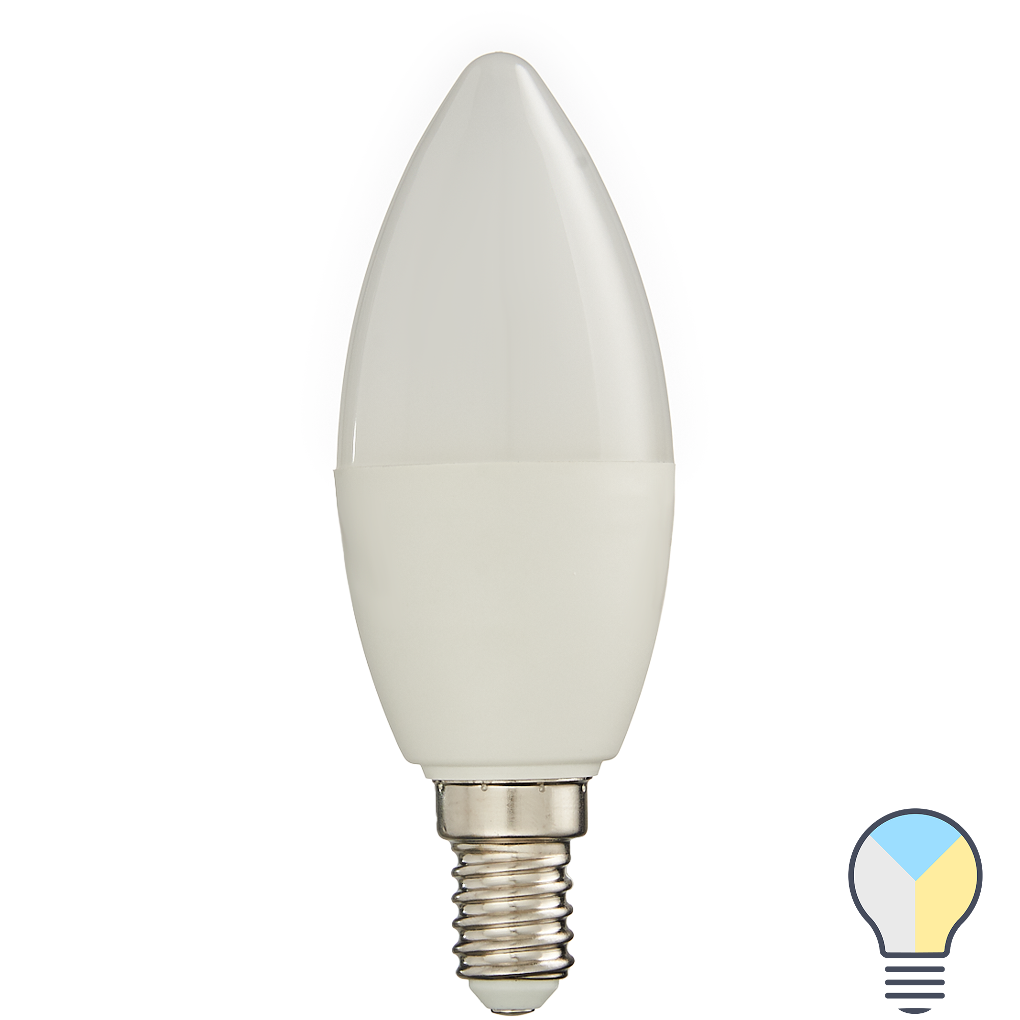 89143909 Лампа умная светодиодная Wi-Fi Osram Smart Plus E14 220-240 В 5 Вт свеча матовая 470 лм, изменение оттенков белого STLM-0079047 LEDVANCE