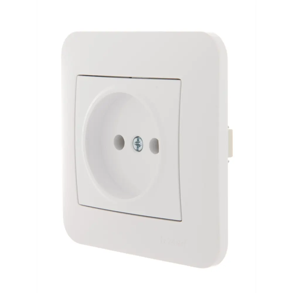 Розетка Lezard Karina без заземления цвет белый STLM-2010925 - Вид №6