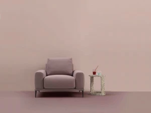 Lebom Кресло из ткани с подлокотниками Odil