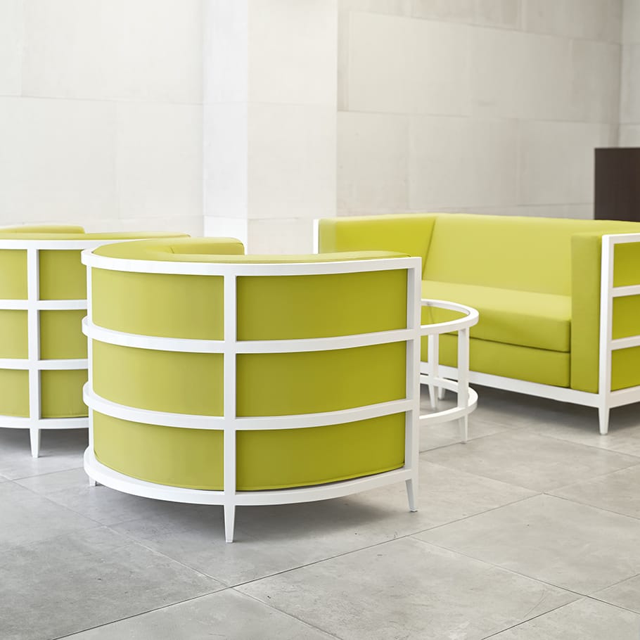 Алюминиевый диван с порошковым покрытием JANUS et Cie Azimuth ARCH-00012939 - Вид №3