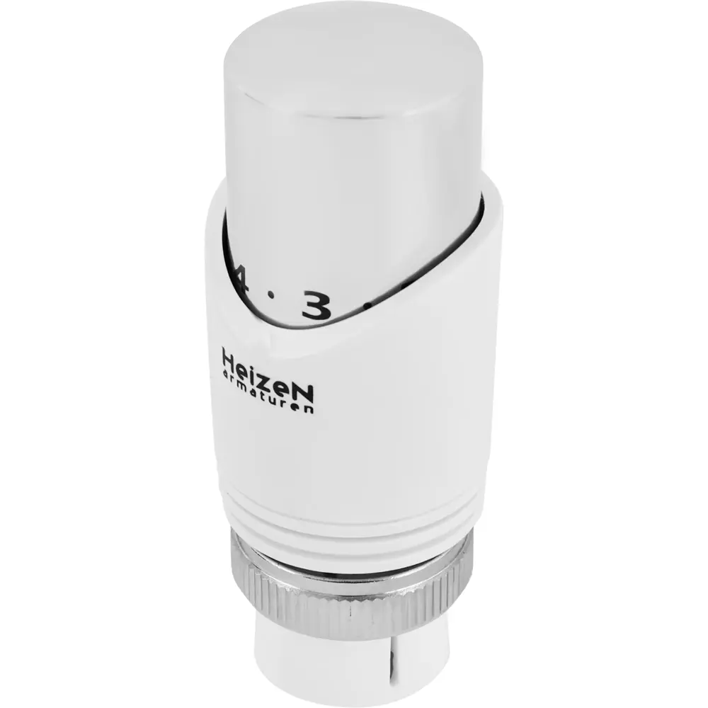 Термостатическая головка жидкостная Heizen TC-9 универсальное подключение белая STLM-2062253 - Вид №2