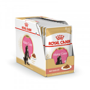 ПР0049153*12 Корм для котят Kitten Мейн Кун, в соусе пауч 85г (упаковка - 12 шт) ROYAL CANIN