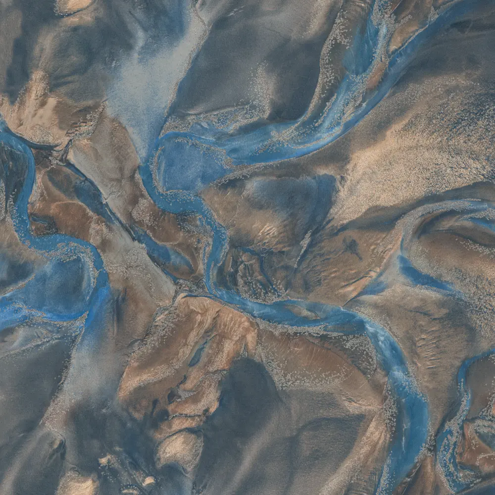 Флизелиновые обои Euro Decor Istok синие 1.06 м 89420942 STLM-1569717 - Вид №1