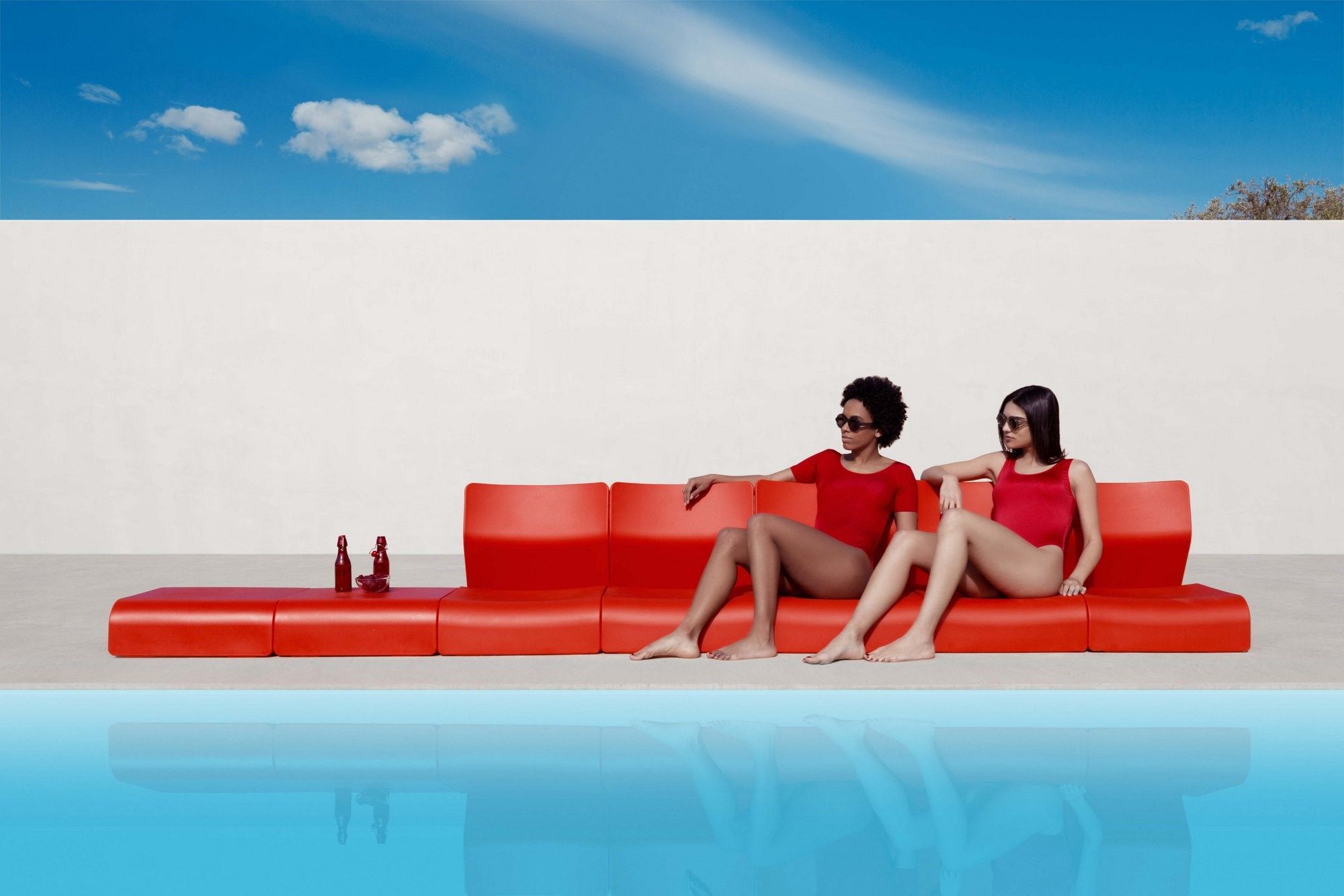 Прямоугольный низкий садовый столик Diabla клип ARCH-00032678 - Вид №5