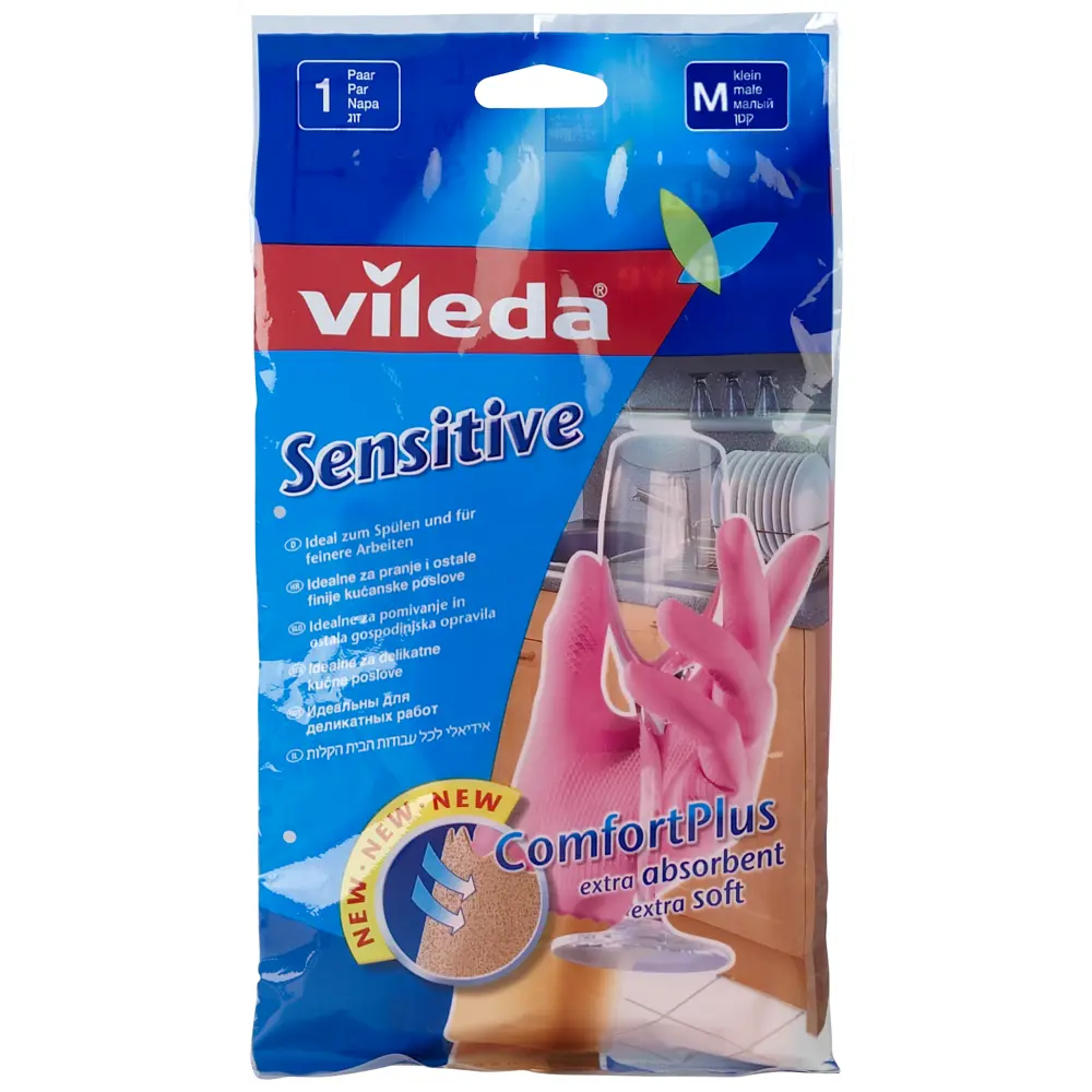 Перчатки Виледа размер M VILEDA STLM-2001078 - Вид №2