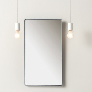 EVBASRMGEVER Life Design Зеркало прямоугольное настенное  Непрозрачный серый