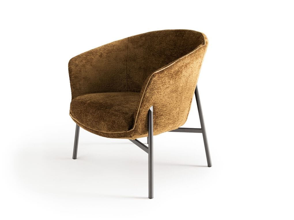 Тканевое кресло с подлокотниками VALENTINI JACK ARCH-00076007