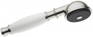 28002970-06 Металлический ручной душ с ручкой из фарфора (белый) - платина матовая Dornbracht Madison