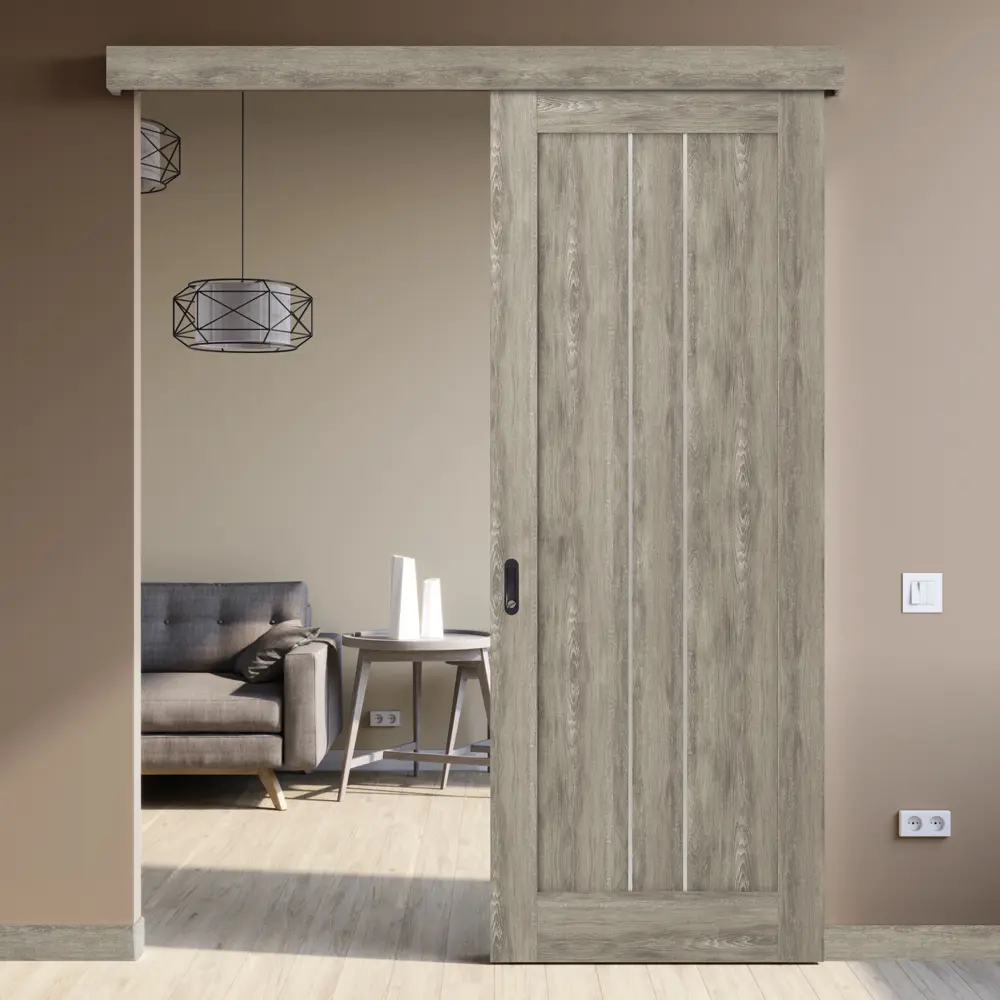 Дверь межкомнатная Челси глухая ламинация цвет дуб медовый 70x200 см BELWOODDOORS STLM-2066164 - Вид №4