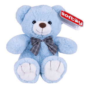 C1716422-3 Медведь голубой 30 см SOFTOY