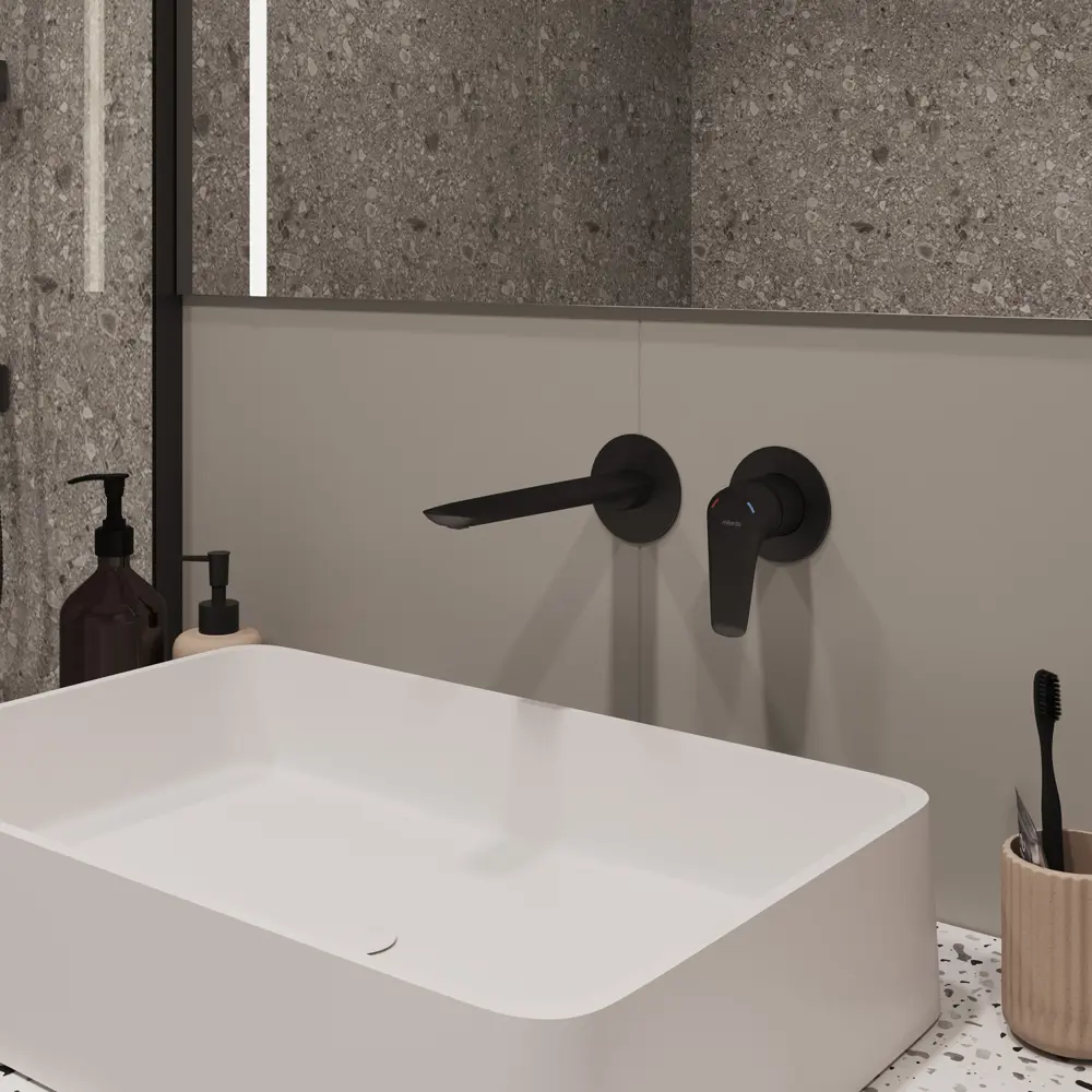 Смеситель Milardo Dale для скрытого монтажа - элегантное решение для современной ванной 89349219 STLM-1000833 - Вид №5