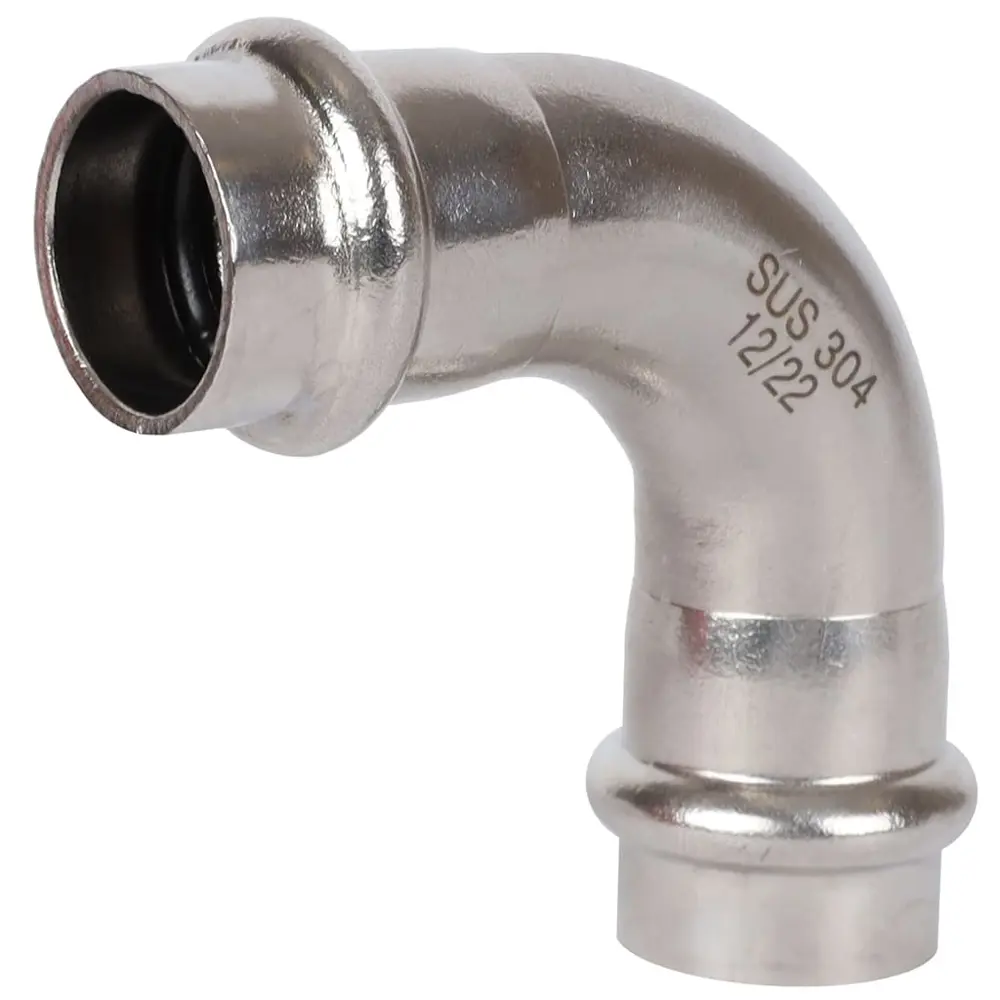 Угол Rommer 18 мм 90 градусов ВПр-ВПр нержавеющая сталь STLM-2206056