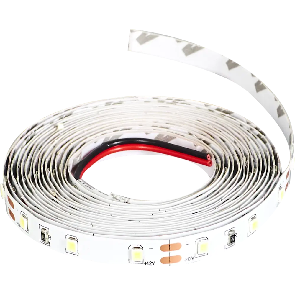 Светодиодная лента 5 м 4.8Вт/60LED/м свет холодный белый IP67 APEYRON STLM-2149511