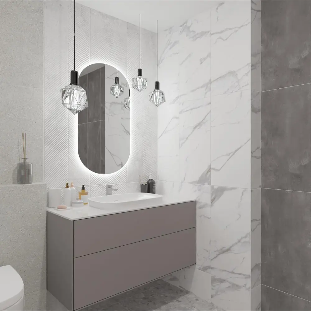 Axima Оштен — настенная плитка с бетонным эффектом 30×60 см 89433515 STLM-1565625 - Вид №5