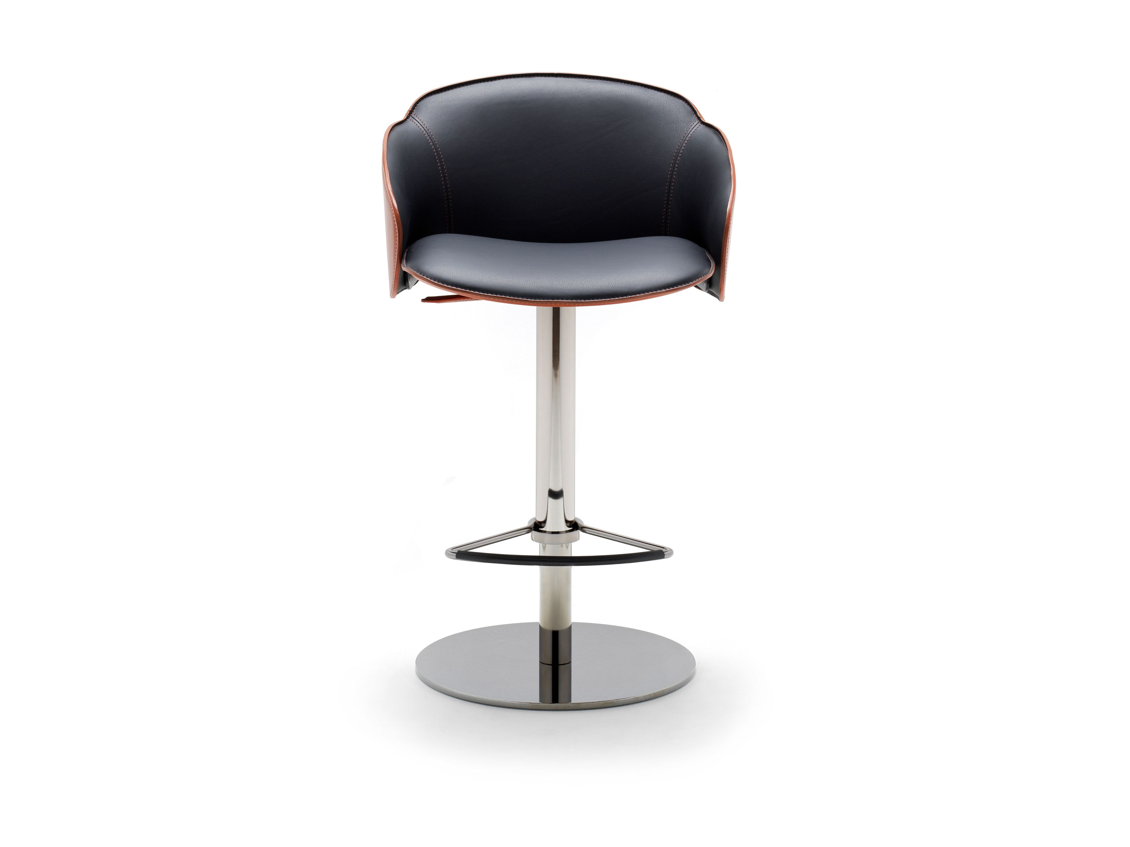 Кожаный стул с подставкой для ног Fasem Electa ARCH-00063216 - Вид №1