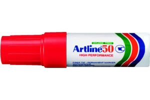 18122323 Промышленный маркер 50 со скошенным наконечником 3.0-6.0 мм, перезаправляемый, красный EK50-924 Artline